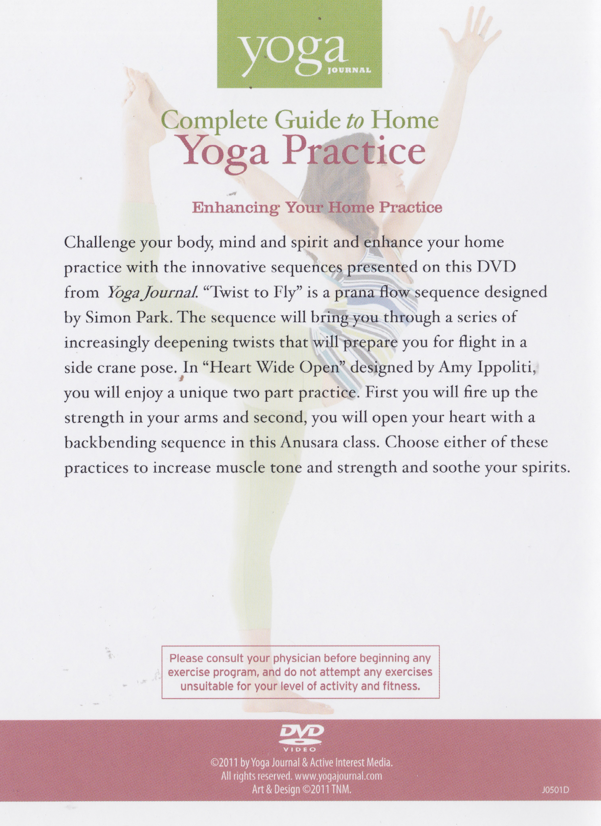 Enhancing Your Home Yoga Practice DVD (Preowned)
