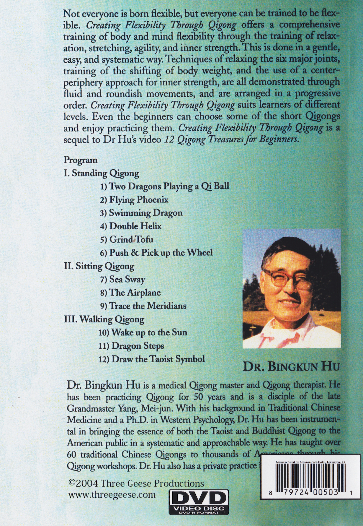 Creating Flexibility Through Qigong DVD by Bingkun Hu (Preowned)