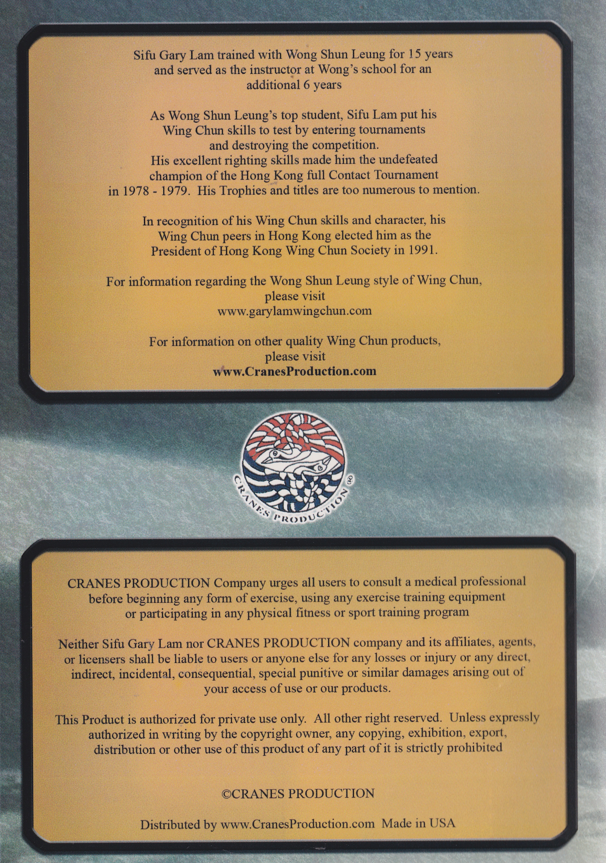 Wing Chun Kicking 1 DVD by Gary Lam