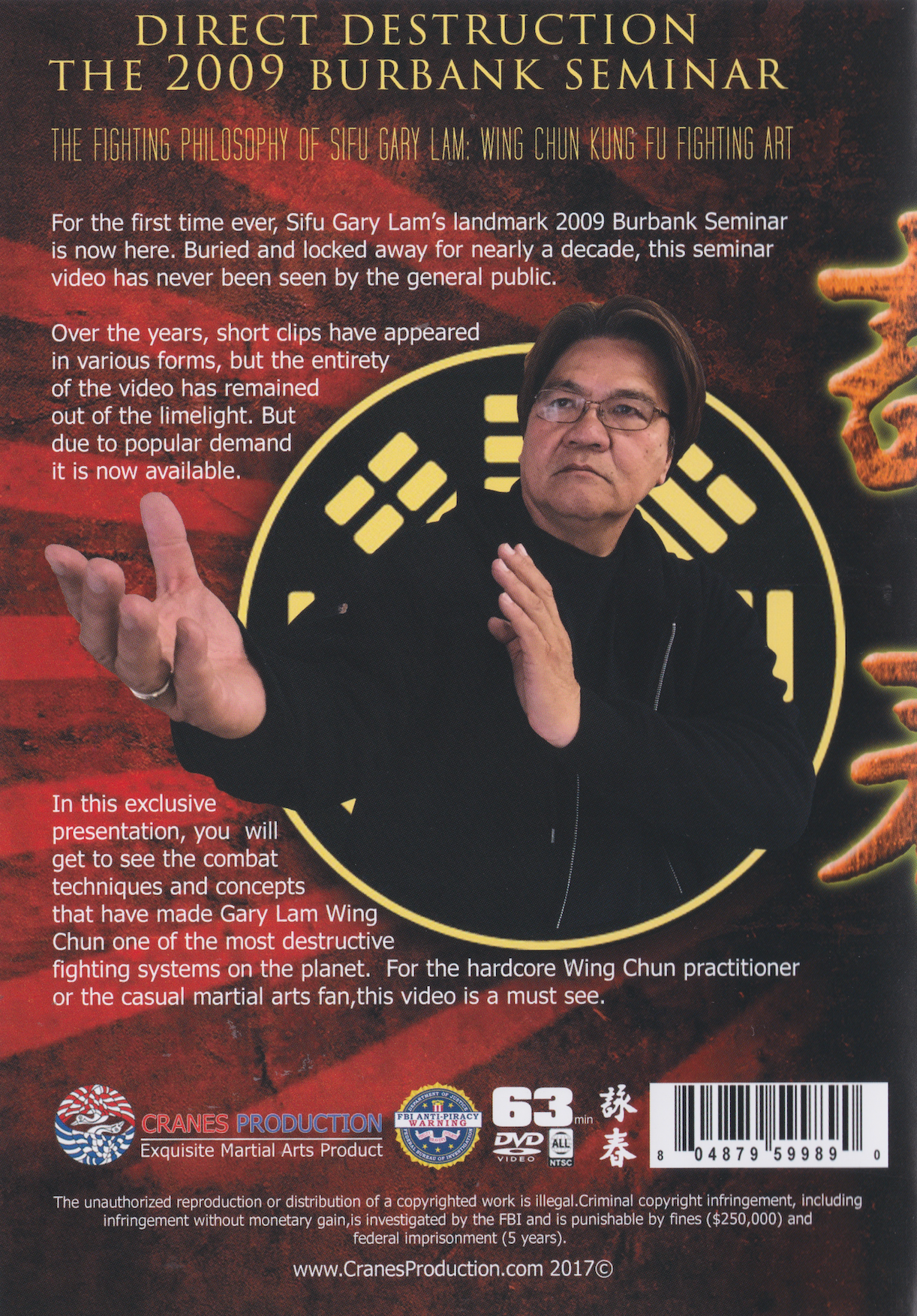 Direct Destruction: The Fighting Philosophy of Gary Lam DVD