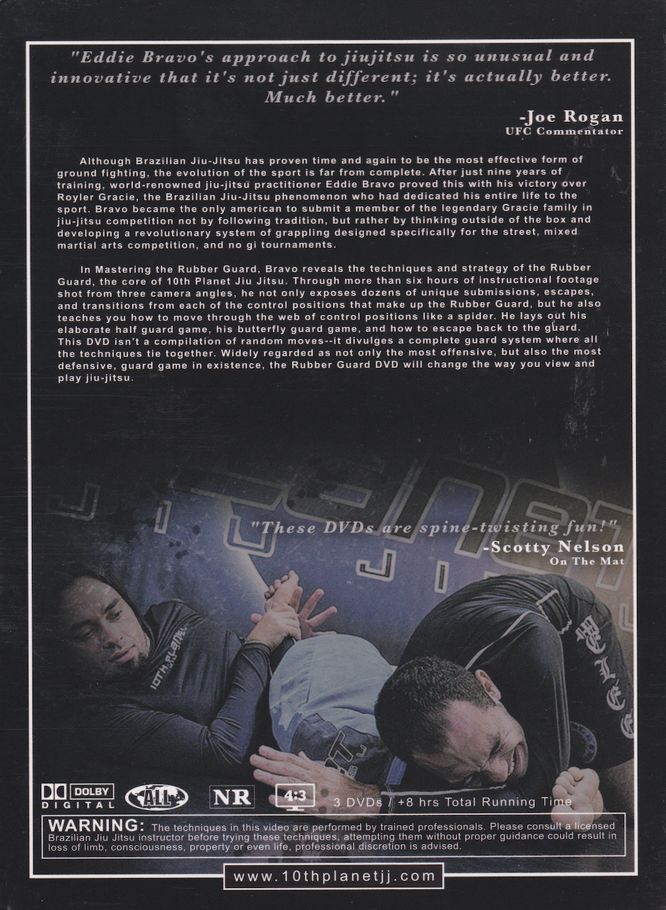 マスタリング ザ ラバー ガード 3 DVD セット by Eddie Bravo (中古品)