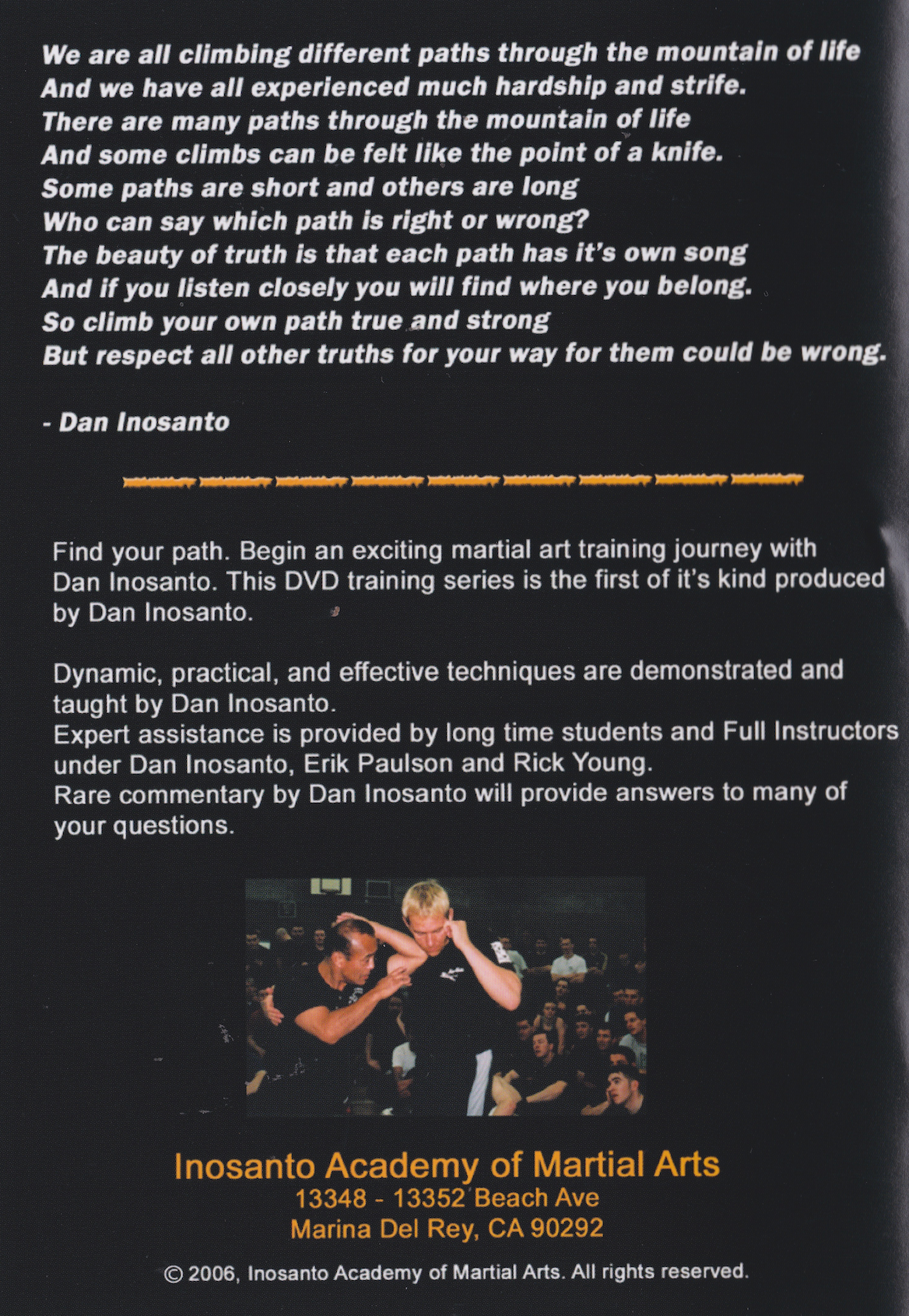 Definitive Inosanto Collection DVD 4: Panantukan DVD by Dan Inosanto (Preowned)