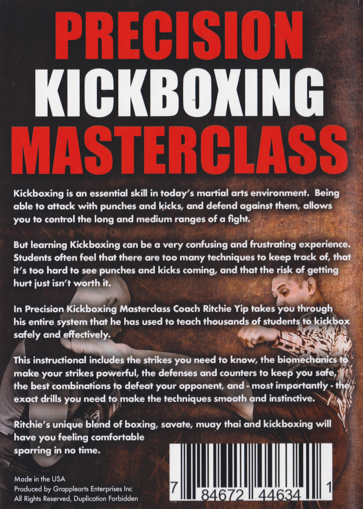 Precision Kickboxing Masterclass 6 DVD Set with Ritchie Yip & Stephan Kesting