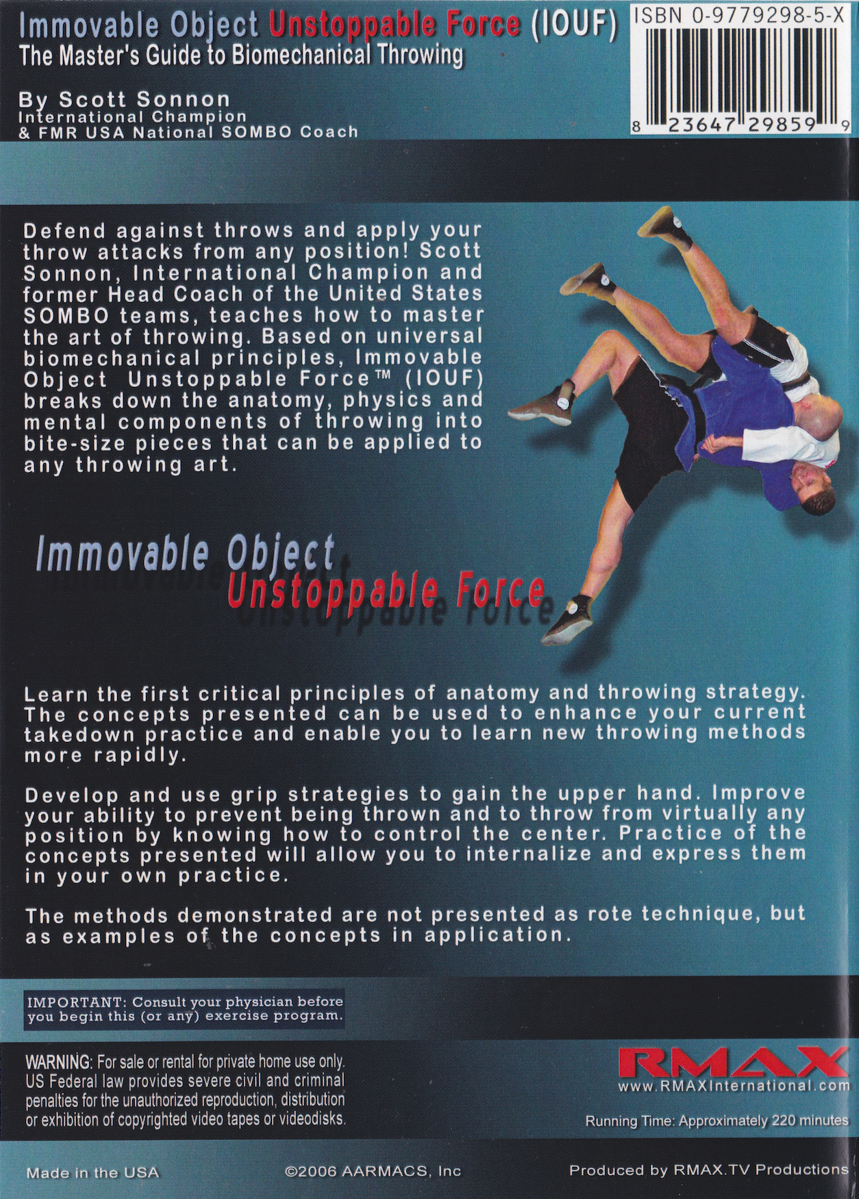 Immovable Object Unstoppable Force 2 DVD Set by Scott Sonnon (Preowned)