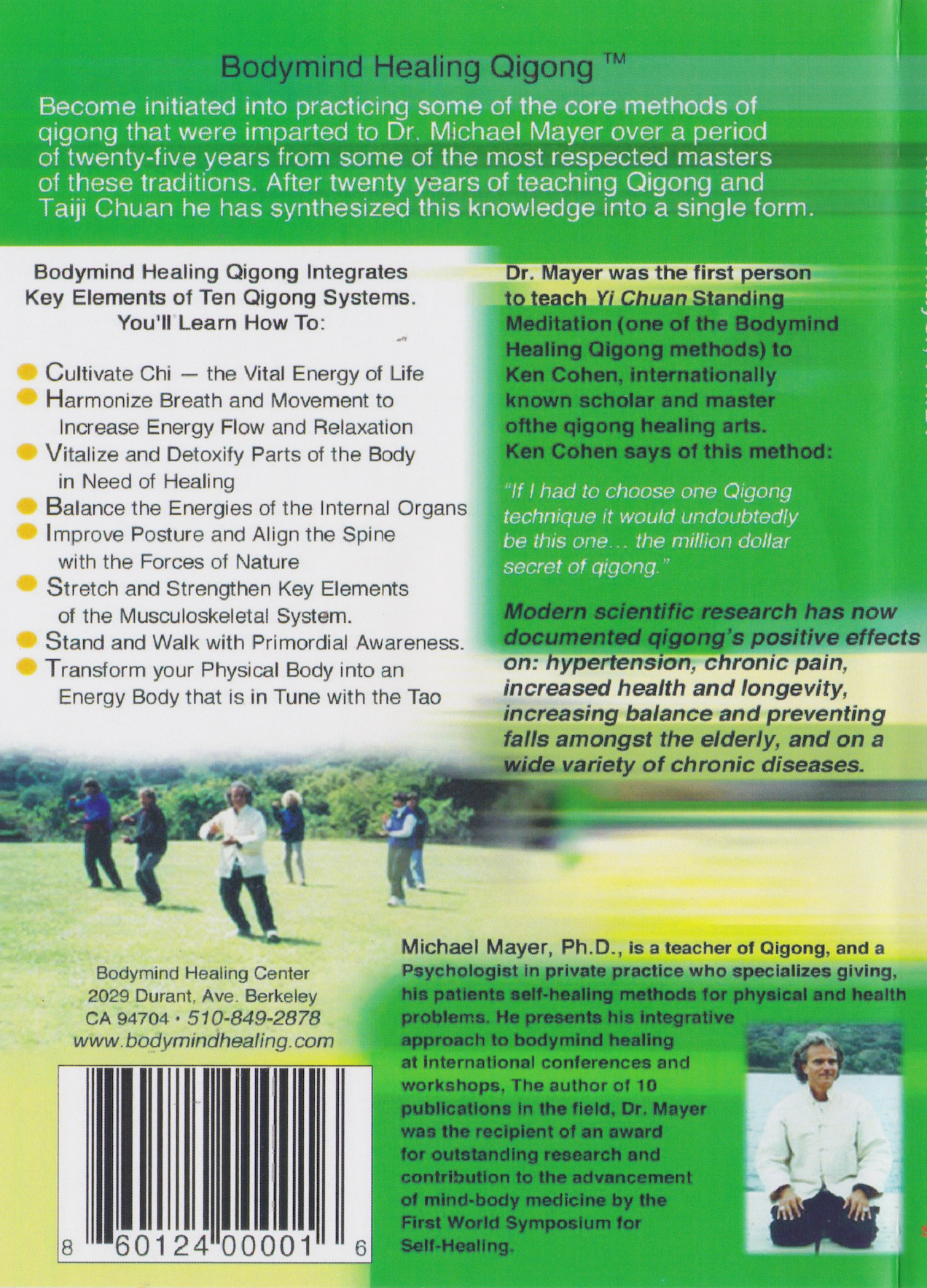 Bodymind Healing Qigong DVD by Michael Mayer (Preowned)