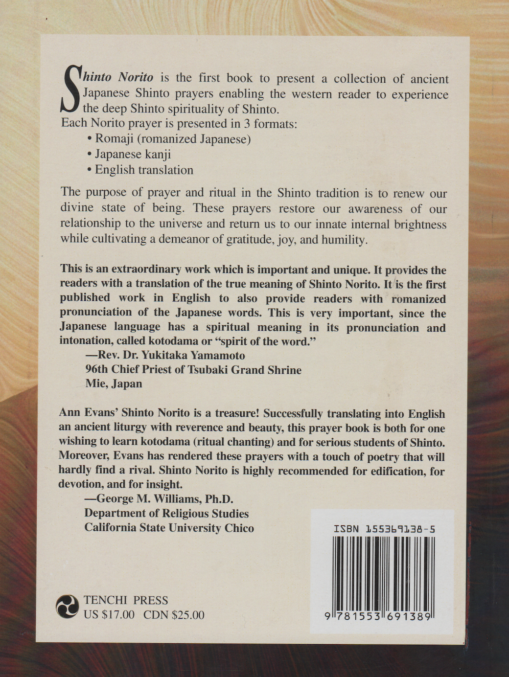 Shinto Norito - A Book of Prayers Book by Ann Llewellyn Evans