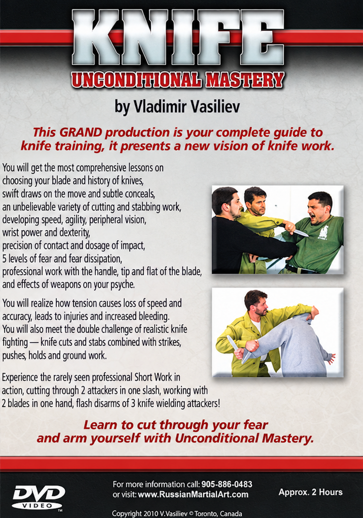 Knife Unconditional Mastery DVD with Vladimir Vasiliev