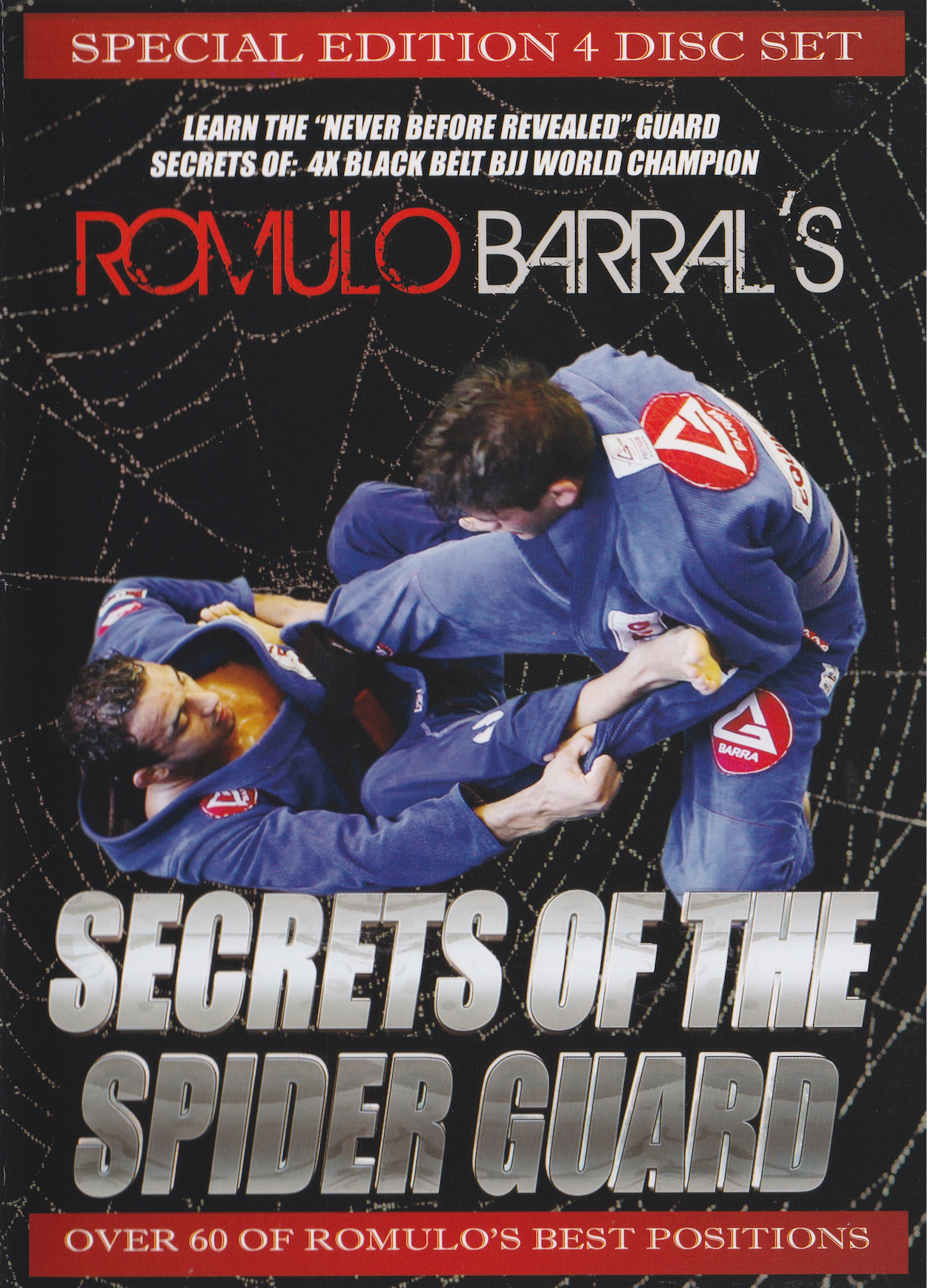 Secrets of the Spider Guard 4 DVD Set by Romulo Barral (Preowned)