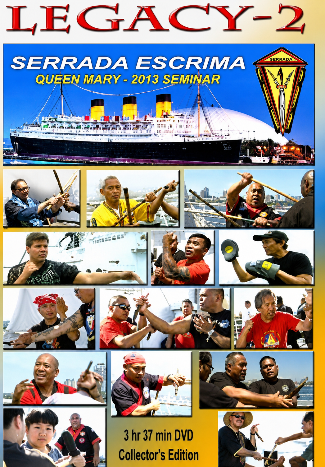 Serrada Escrima Legacy Seminar 2 (Queen Mary 2013) 2 DVD Set