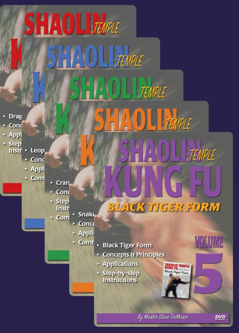 Shaolin Temple 5 DVD Set by Steve DeMasco
