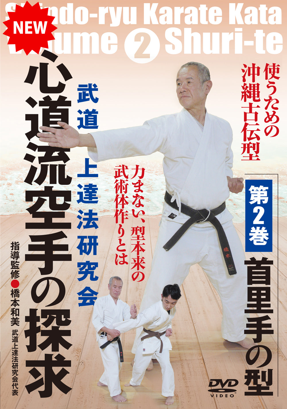 劉衛流空手形全集 DVD 2巻セット RYUEIRYU KARATE KATA Shindo Ryu Karate Kata DVD 2 Shuri Te by Kazumi Hashimoto