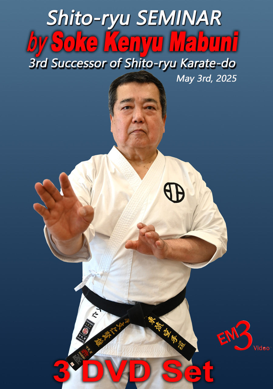 Shito Ryu 2025 Seminar 3 DVD Set by Kenyu Mabuni