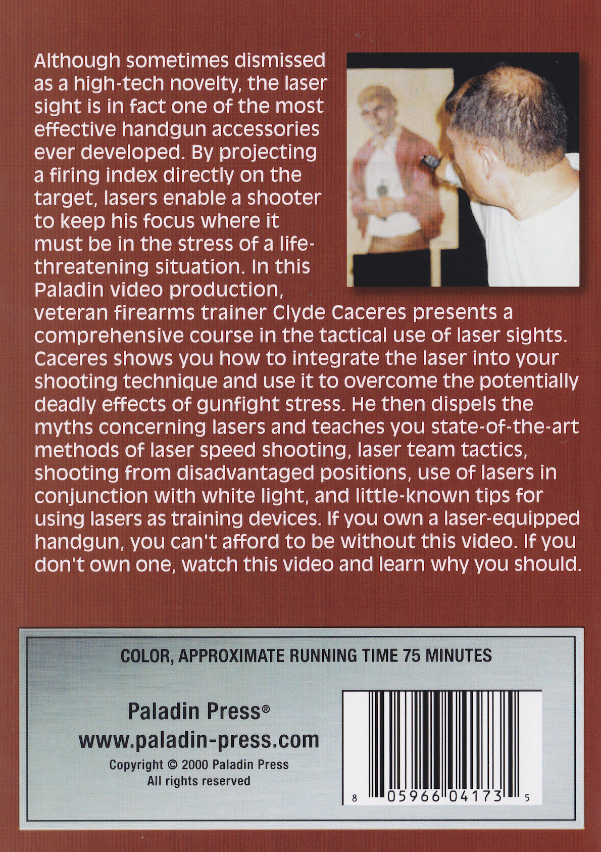 Shots in the Dark: Complete Guide to Tactical Use of Laser Sights DVD by Clyde Caceres