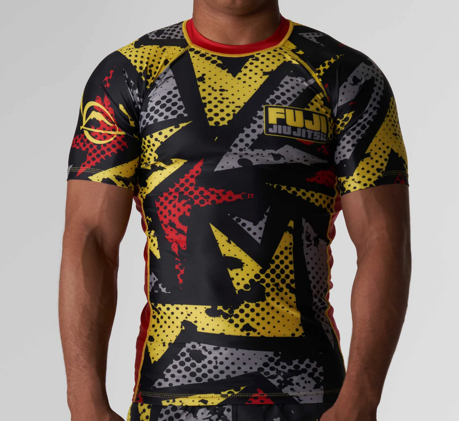 Shuriken Flex Lite Rashguard Black/Yellow by Fuji