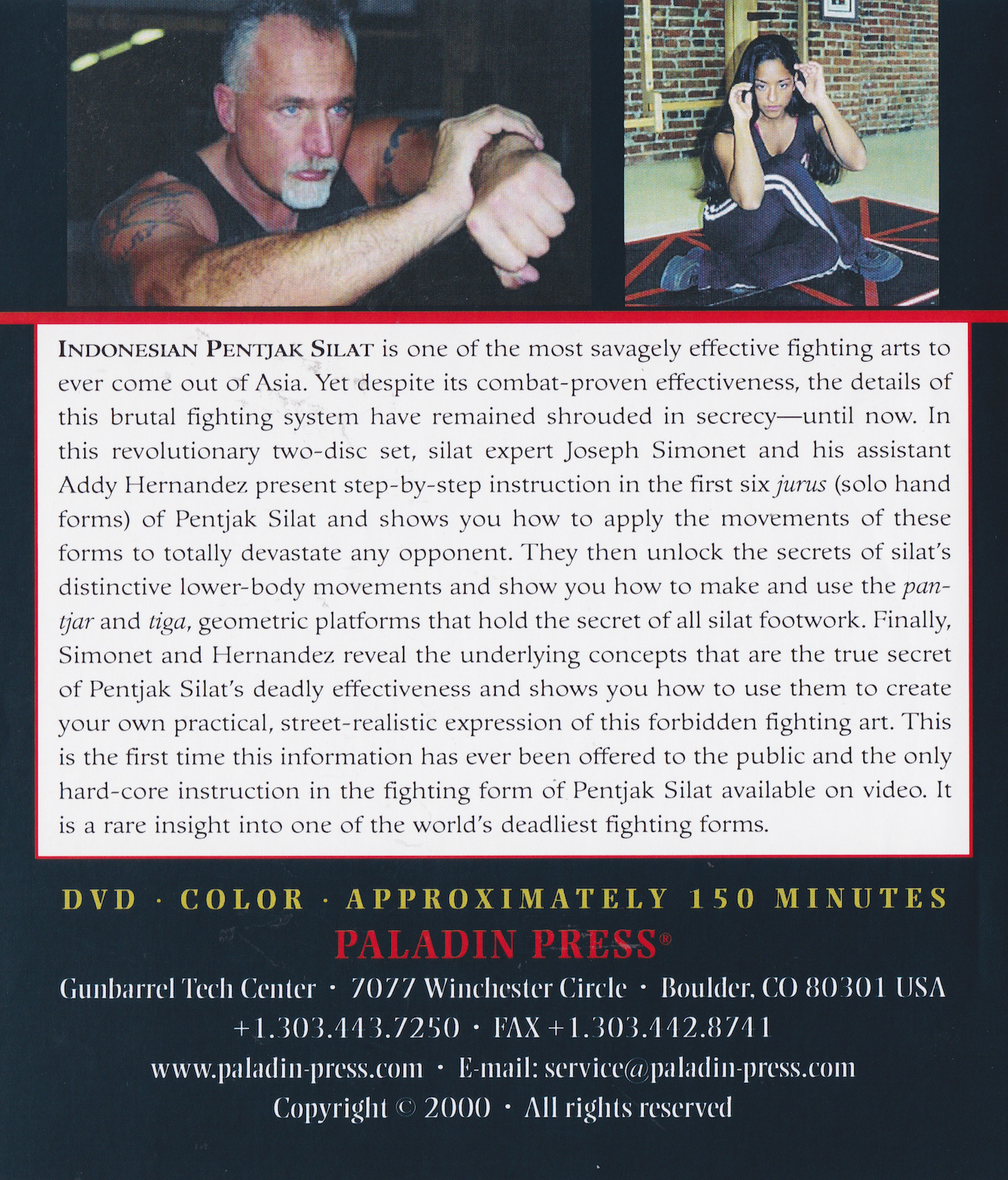 Silat Concepts: Discovering the Fight Within the Form of Pentjak Silat 2 DVD Set by Joseph Simonet