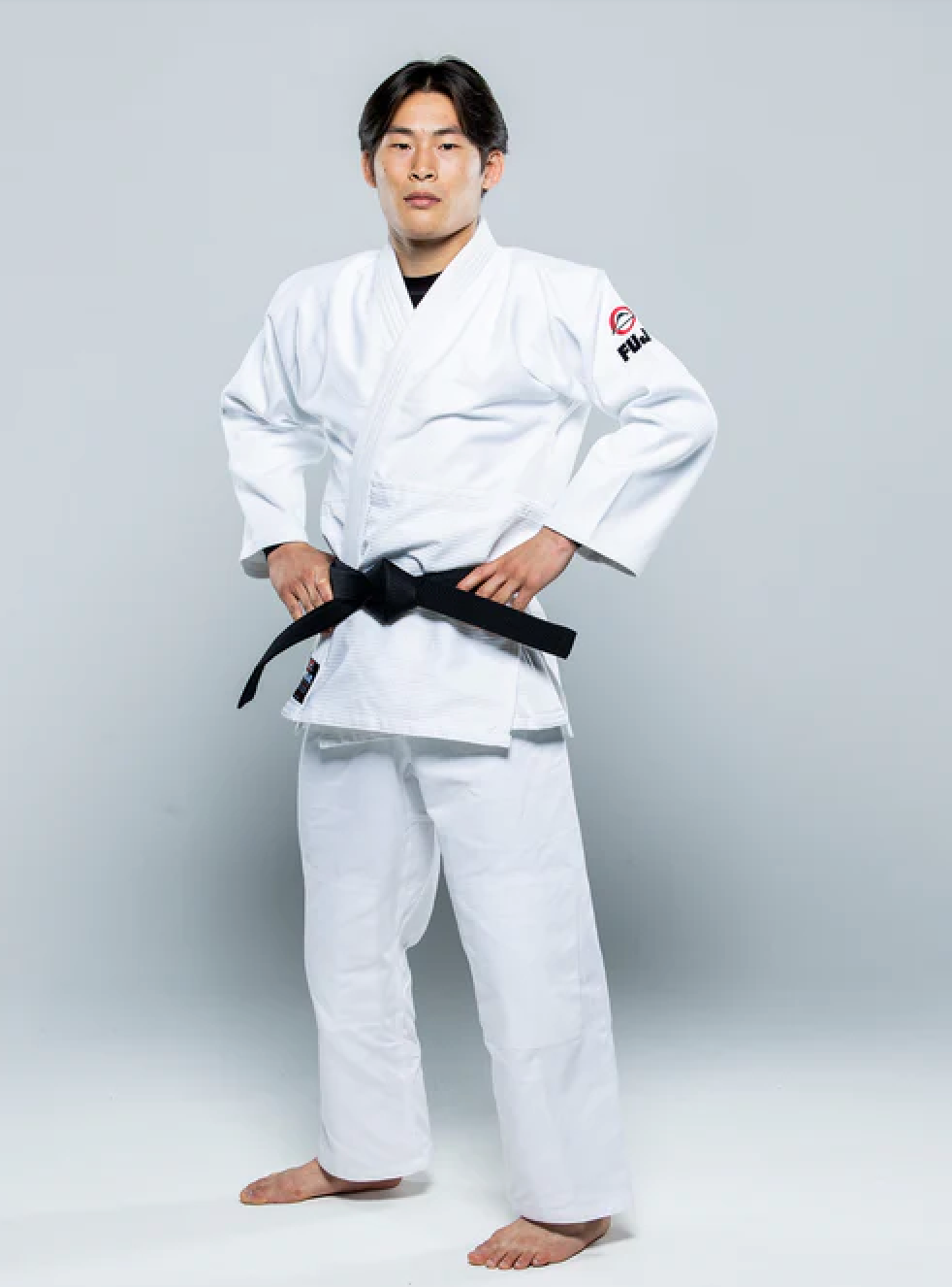 Single Weave Judo Gi - by Fuji (White, Blue)