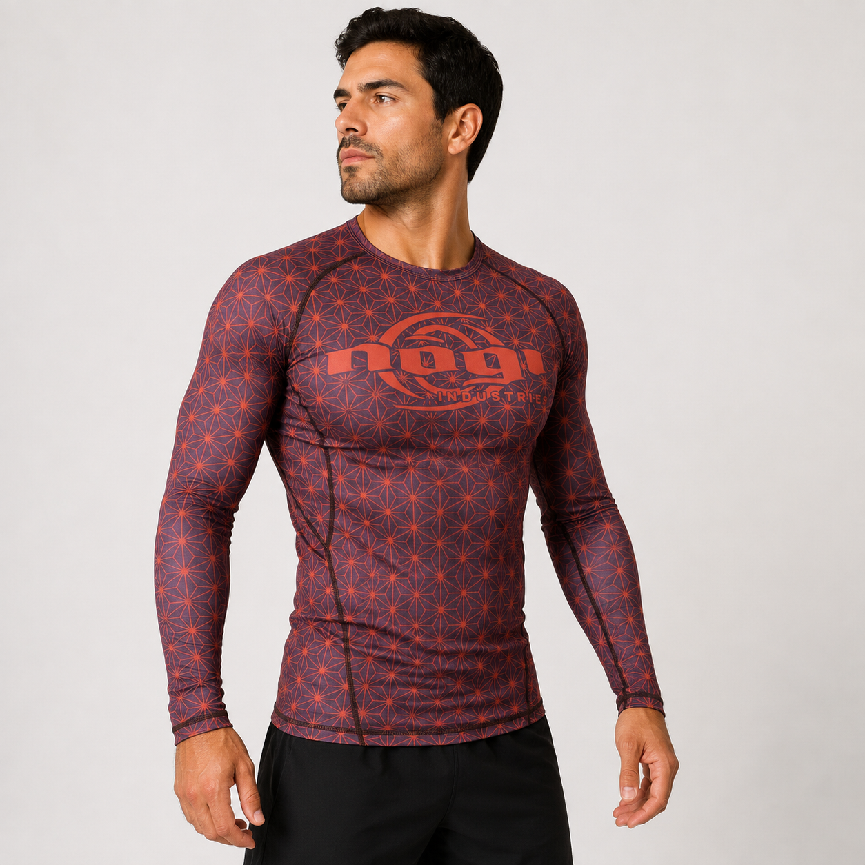 Rashguard de manga larga Spectral Rank - Marrón (LS)