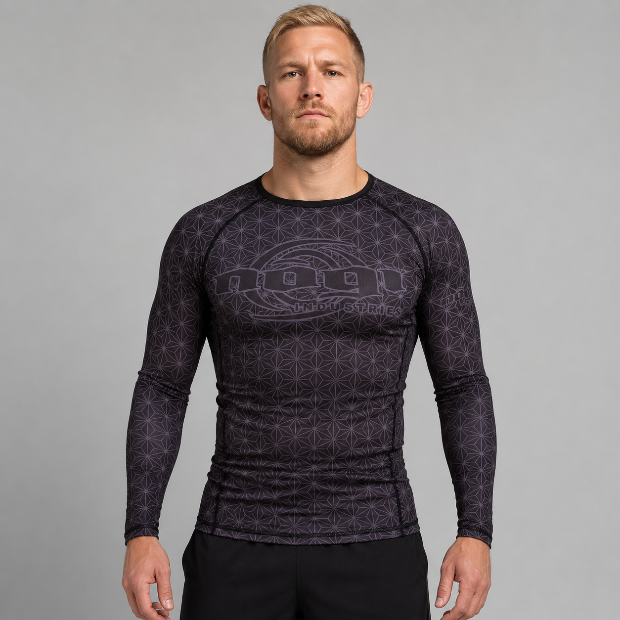 Spectral Long Sleeve Rashguard - Black (LS) by Nogi Industries