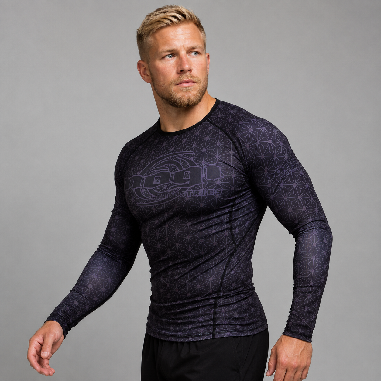 Spectral Long Sleeve Rashguard - Black (LS) by Nogi Industries