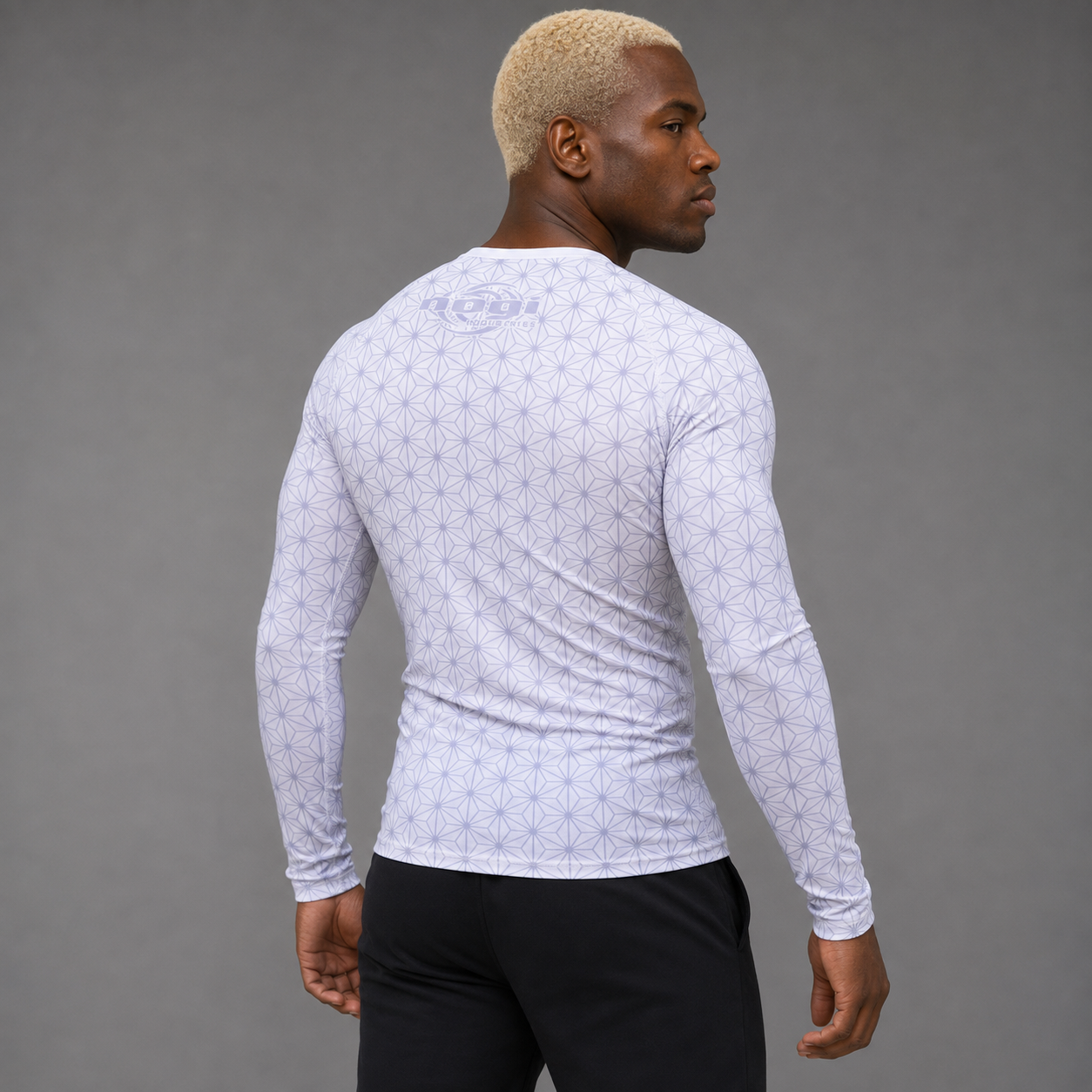 Spectral Long Sleeve Rashguard - White (LS) by Nogi Industries