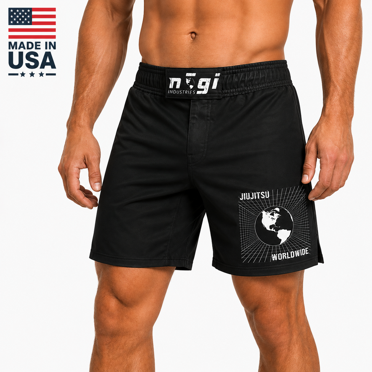 Spectre Grappling Shorts - Jiujitsu Worldwide by Nogi industries - Made in USA