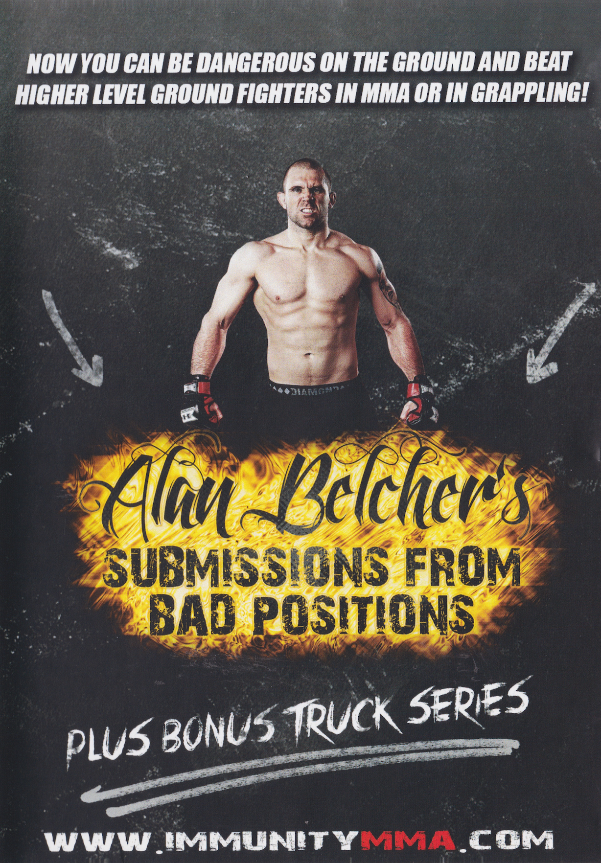 Submissions From Bad Positions DVD by Alan Belcher (Preowned)