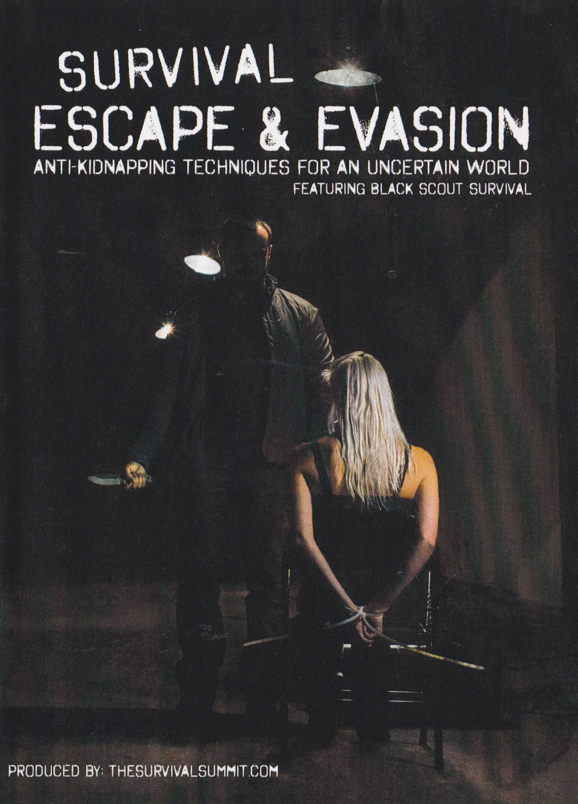Survival Escape & Evasion: Anti-Kidnapping Techniques for An Uncertain World Featuring Black Scout Survival DVD by Jack Richland (Preowned)