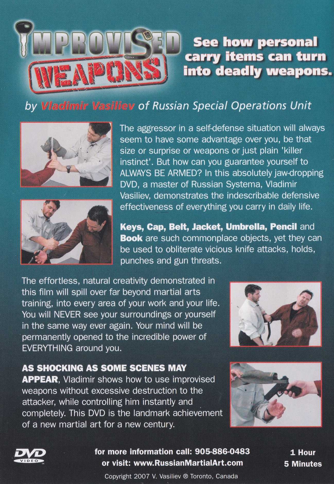 Systema: Improvised Weapons DVD by Vladimir Vasiliev