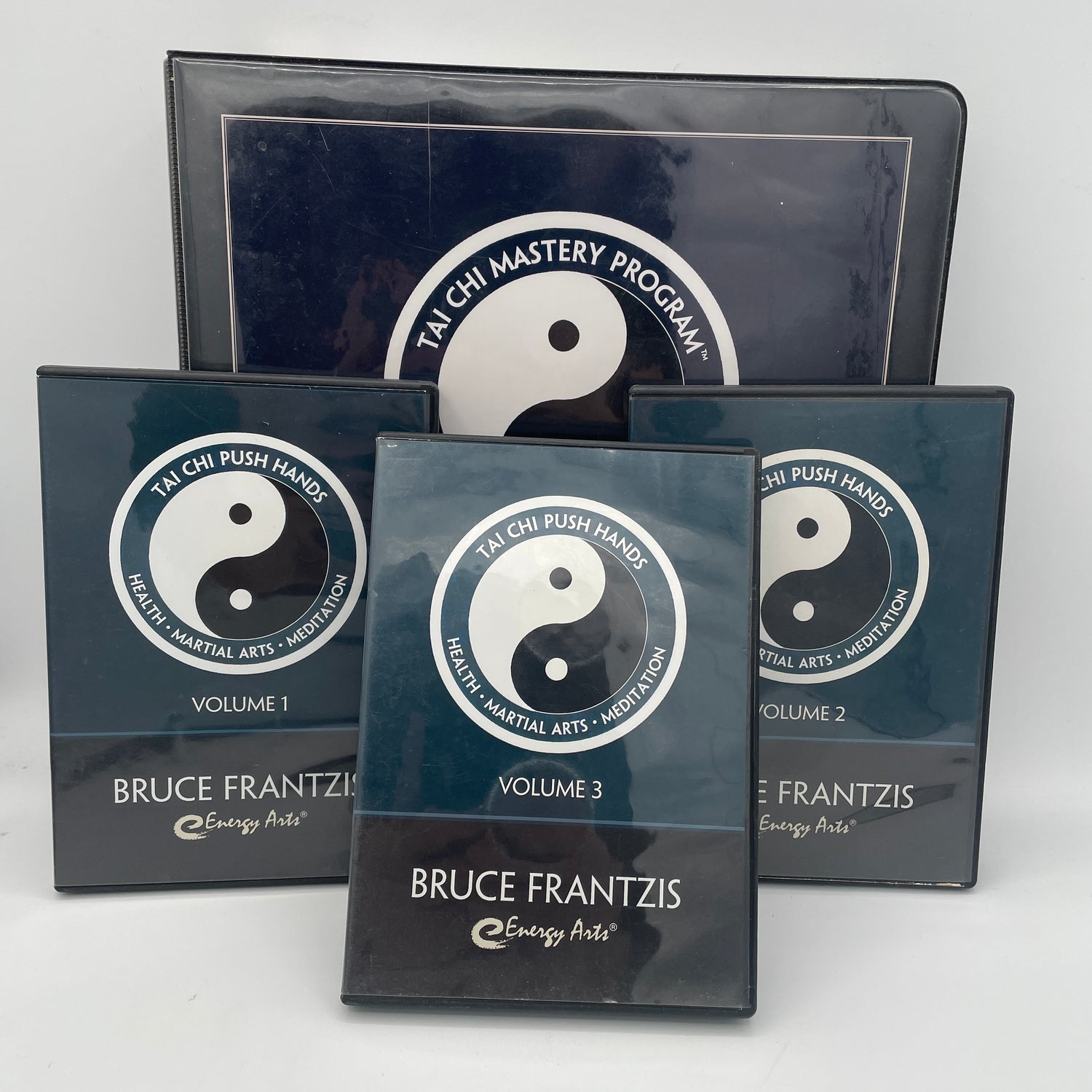Tai Chi Mastery Program Book & Push Hands 18 DVD Set by Bruce Frantzis (Preowned)