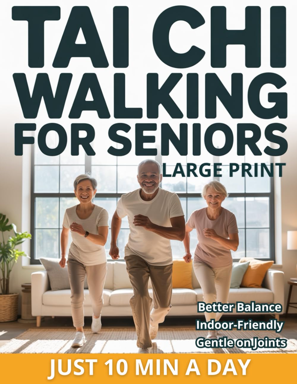 Tai Chi Walking for Seniors: The Healing Walk Method for Better Balance, Calm, and Low-Impact Indoor Exercise Book by Tao Winters