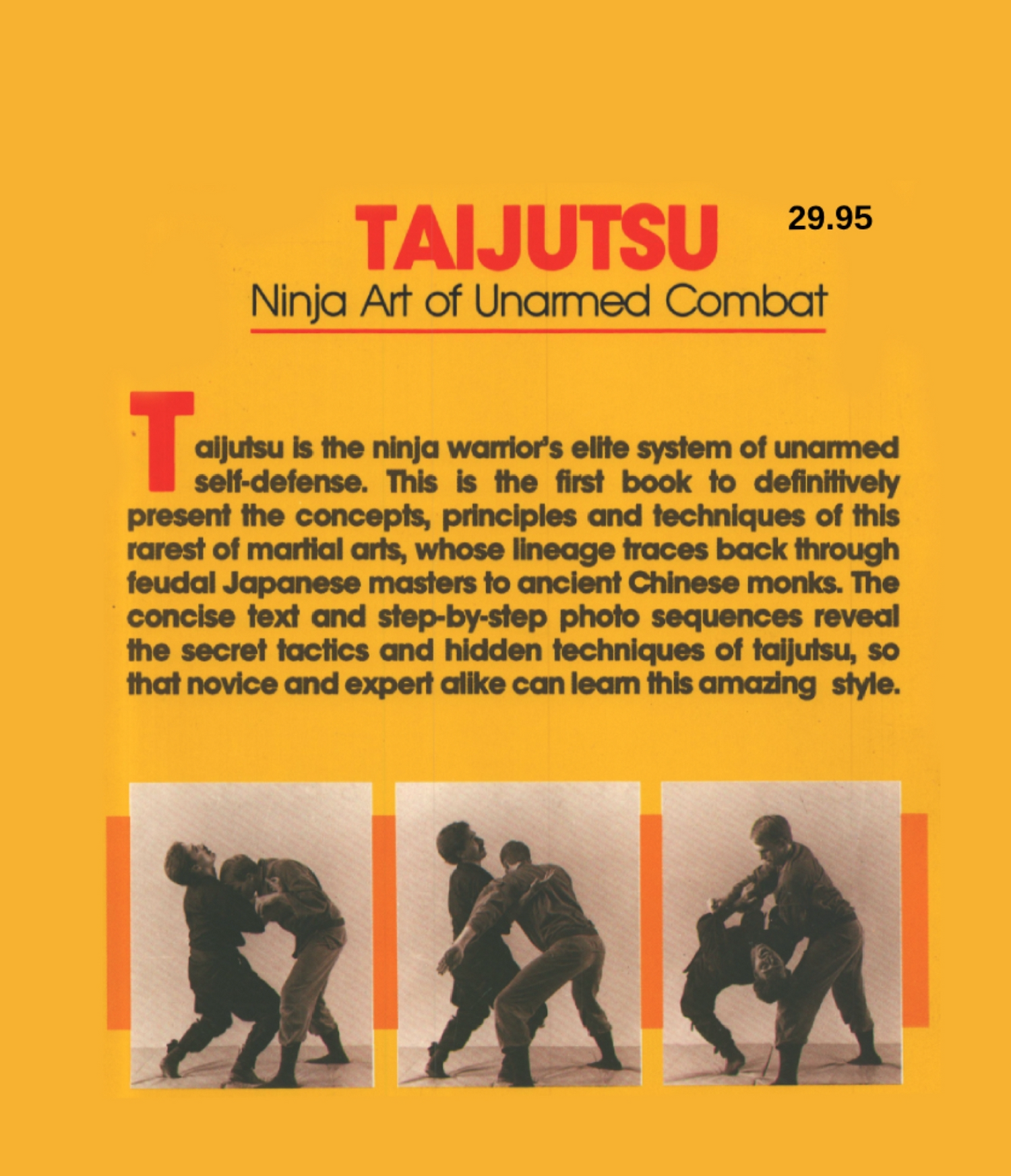 Taijutsu Ninja Art of Unarmed Combat Book Book by Charles Daniel