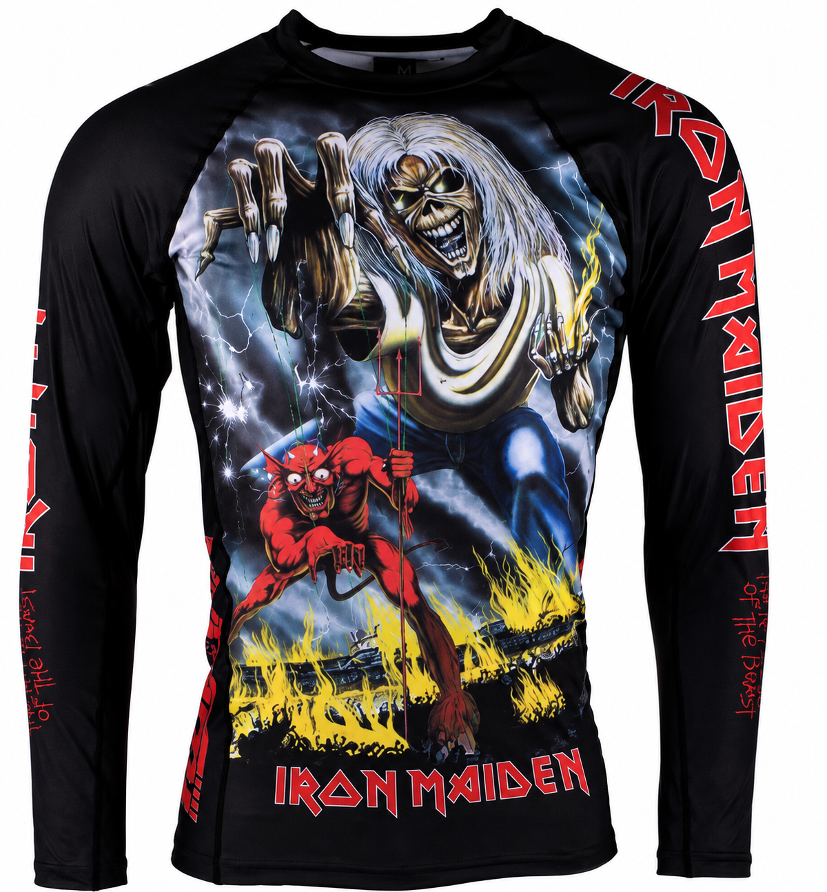 Tatami X Iron Maiden Number of the Beast Rash Guard