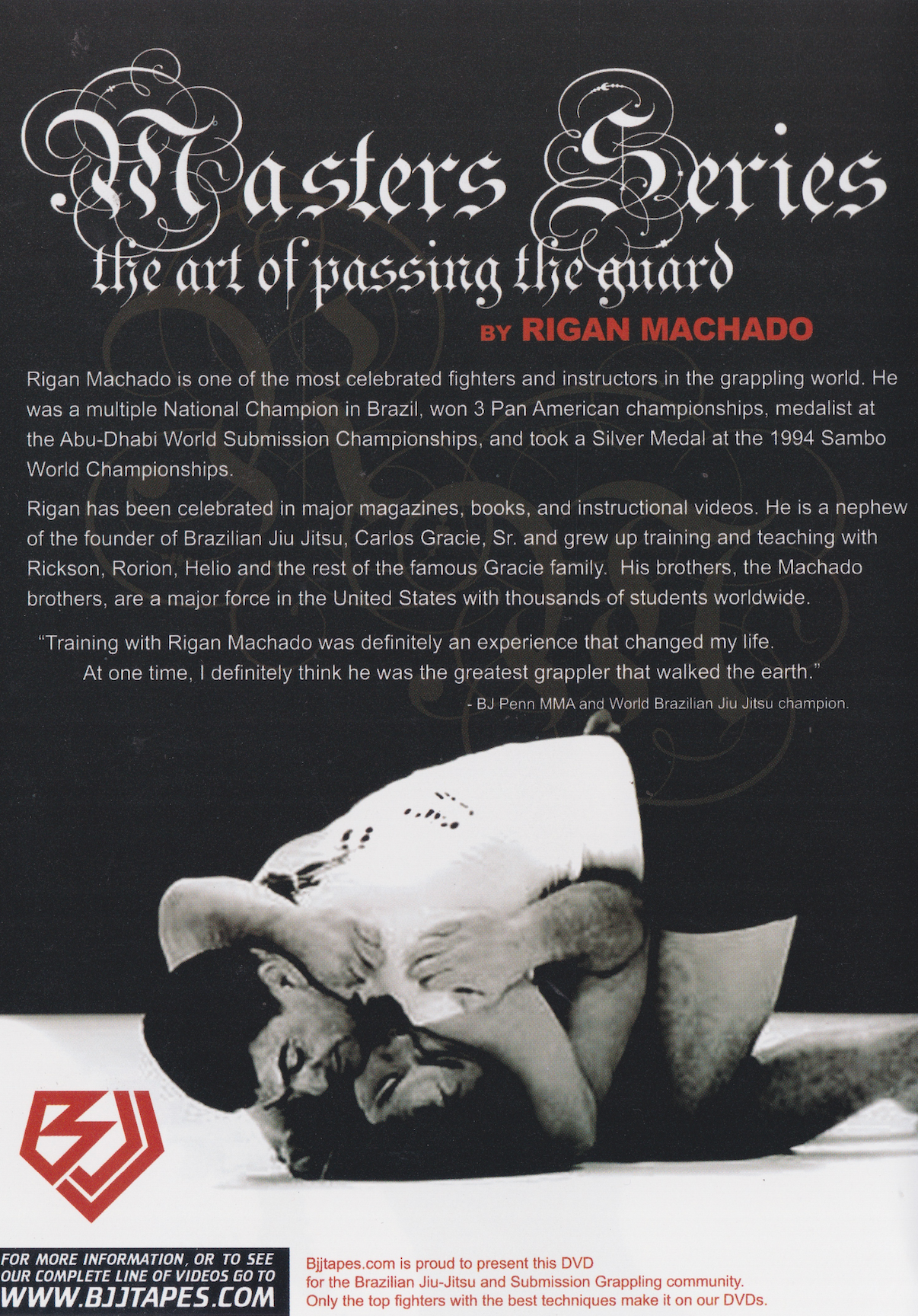 The Art of Passing the Guard DVD by Rigan Machado