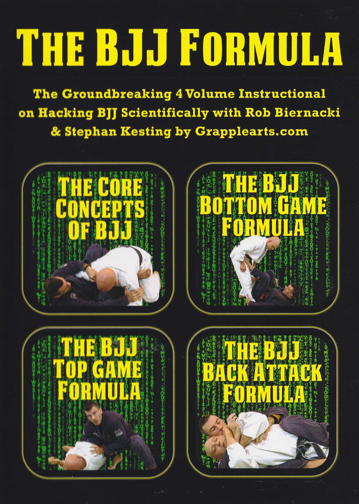The BJJ Formula 4 DVD Set with Rob Biernacki and Stephan Kesting