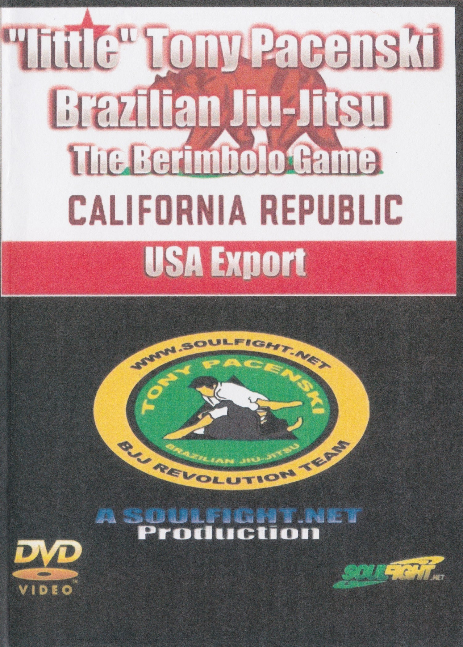 El DVD del juego Berimbolo de Tony Pacenski