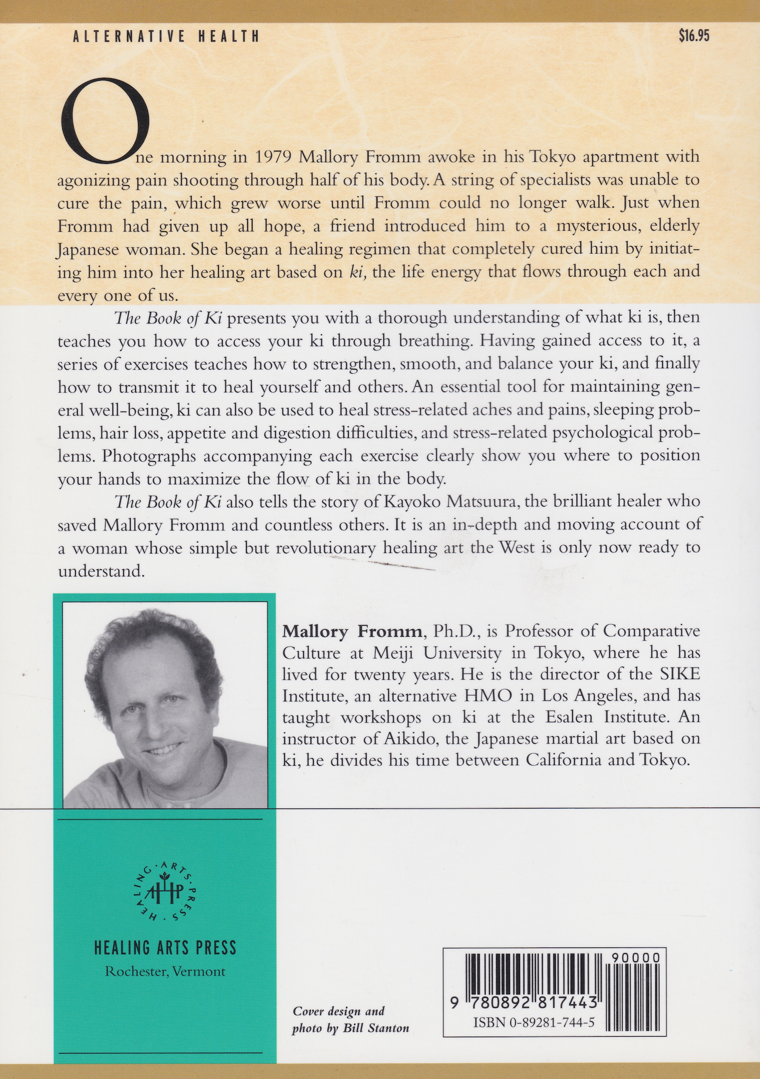 The Book of Ki: A Practical Guide to the Healing Principles of Life Energy Book by Mallory Fromm (Preowned)