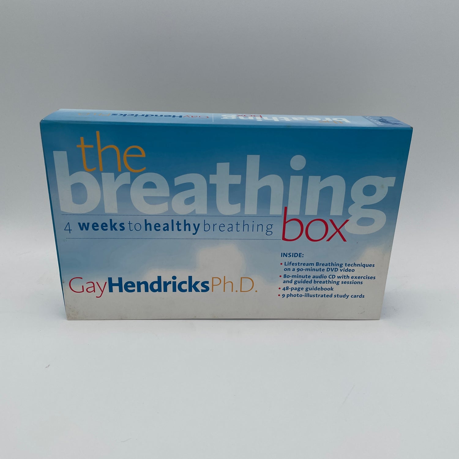 The Breathing Box: 4 Weeks To Healthy Breathing Book, DVD & CD by Gay Hendricks (Preowned)