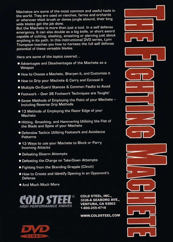 The Fighting Machete 3 DVD Set by Lynn Thompson