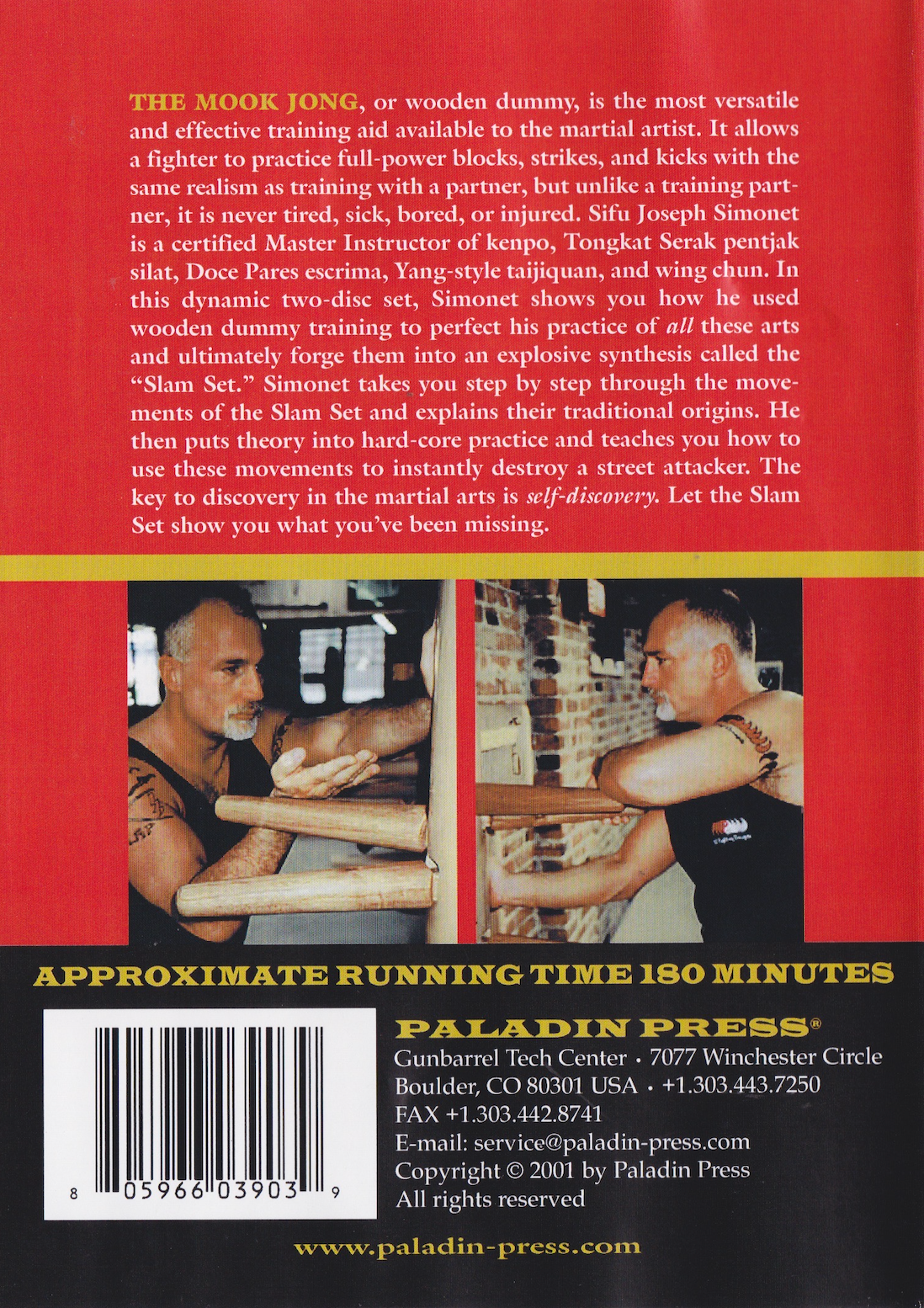 The Mook Jong Slam Set 2 DVD Set by Joseph Simonet