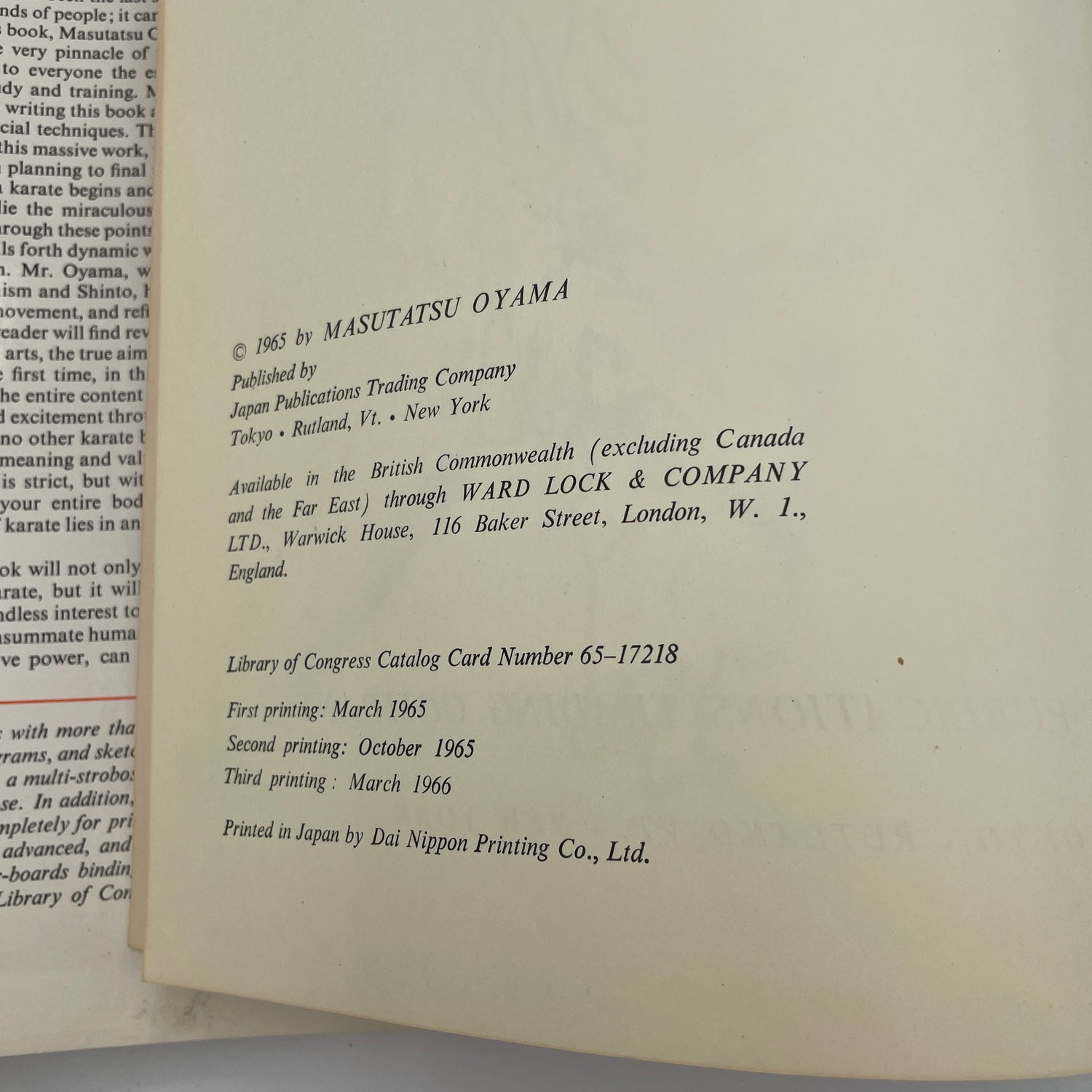 This is Karate Book by Mas Oyama (Hardcover)(Preowned)