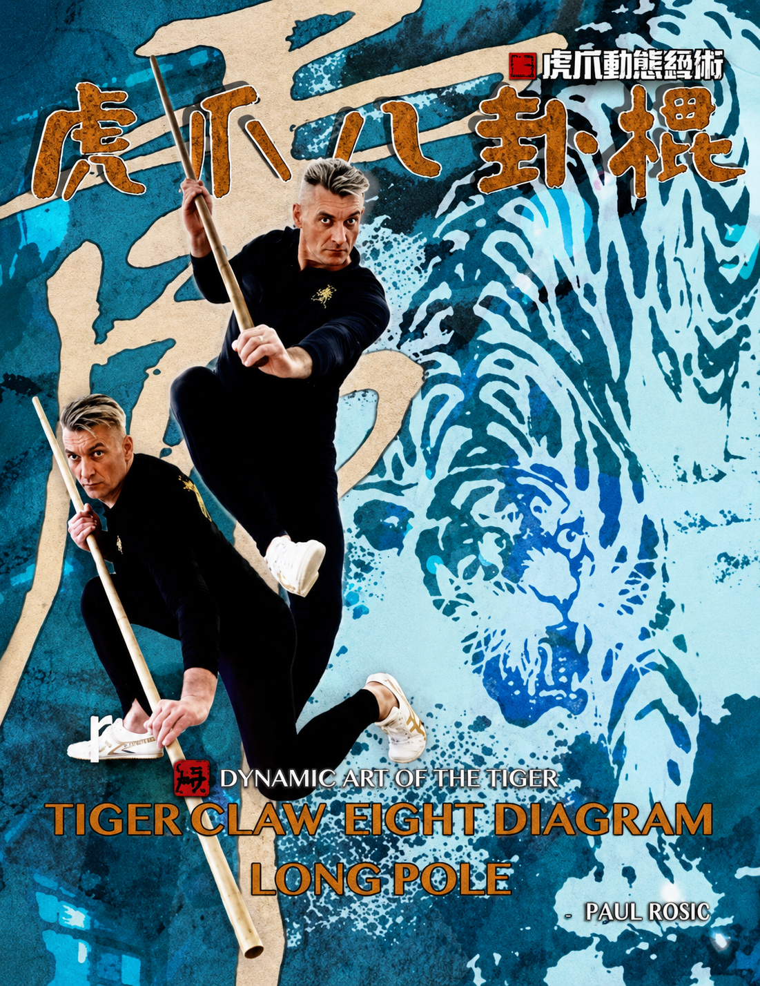 Tiger Claw Eight Diagram Long Pole: Dynamic Art of the Tiger Book by Paul Koh