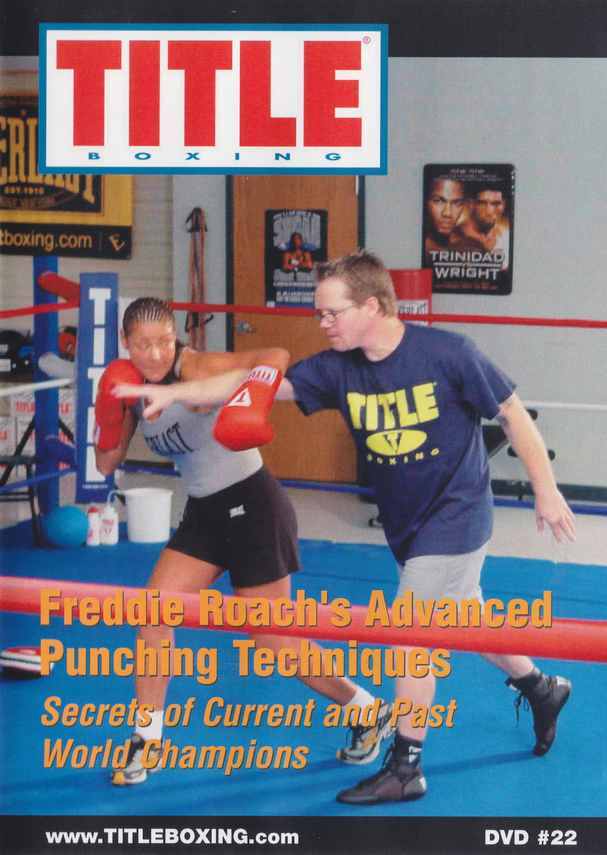 Title Boxing DVD 22 Advanced Punching Techniques by Freddie Roach (Preowned)