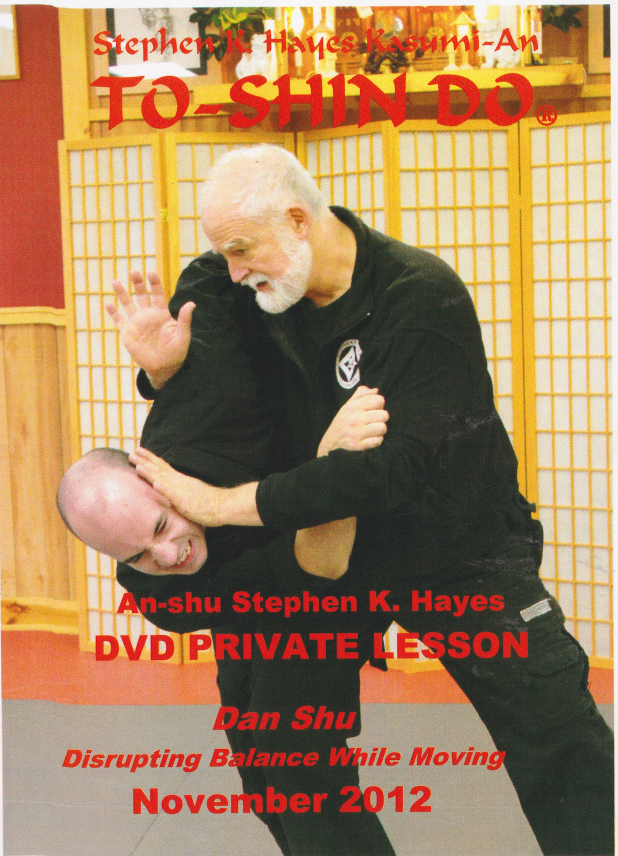 To-Shin Do Disrupting Balance While Moving DVD with Stephen Hayes