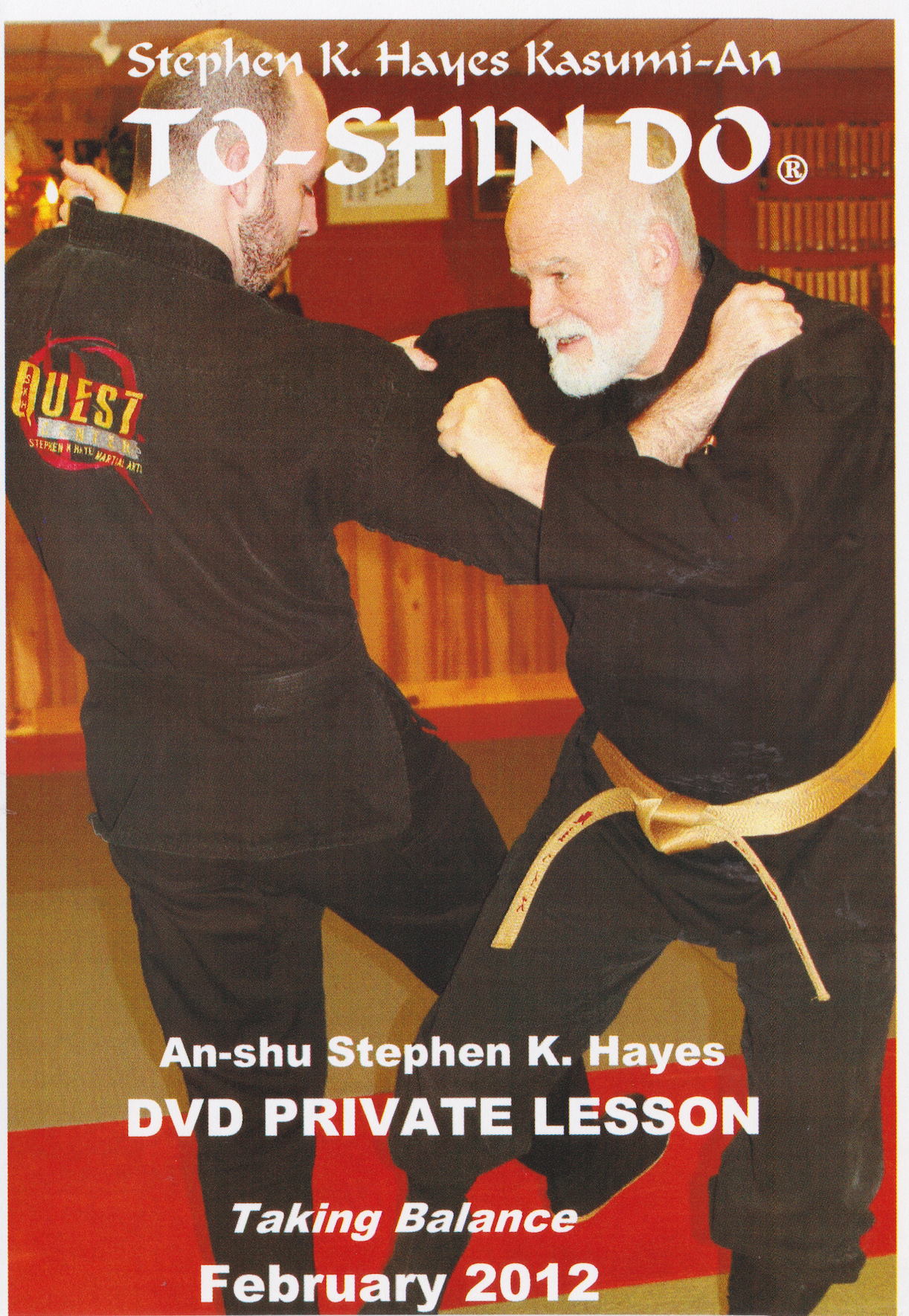 To-Shin Do Taking Balance DVD with Stephen Hayes