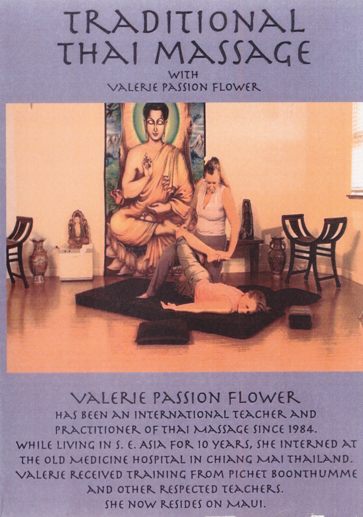 Traditional Thai Massage DVD with Valerie Passion Flower (Preowned)