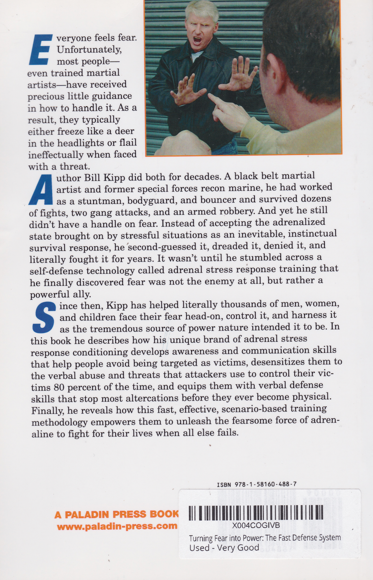 Turning Fear into Power: The Fast Defense System Book by Bill Kipp (Preowned)