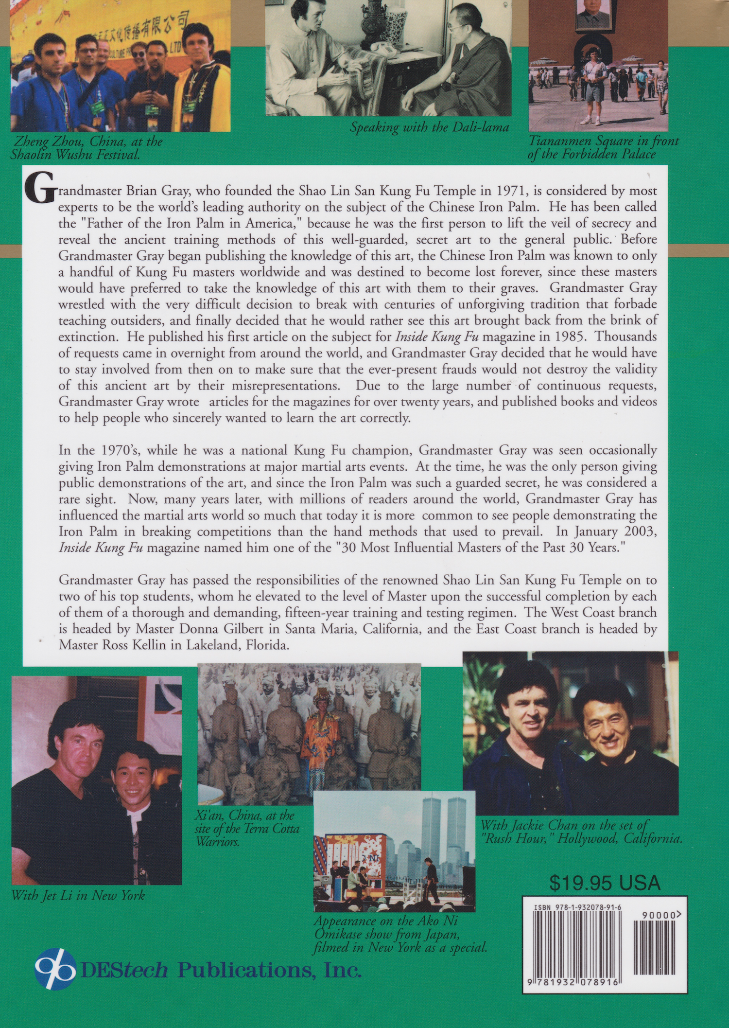 Ultimate Iron Palm Series Book 3: Applied Iron Palm by Brian Gray (Preowned)