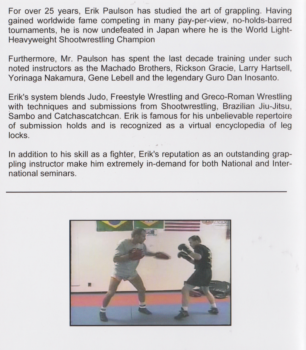 Vale Tudo Conditioning DVD by Erik Paulson