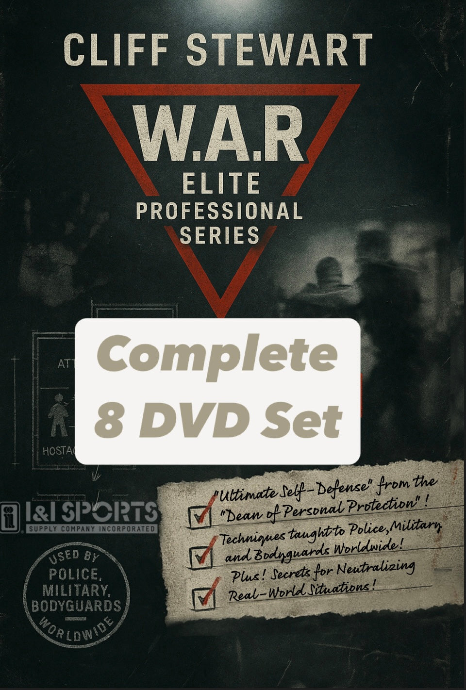W.A.R. Elite Professional Series 8 DVD Set by Cliff Stewart