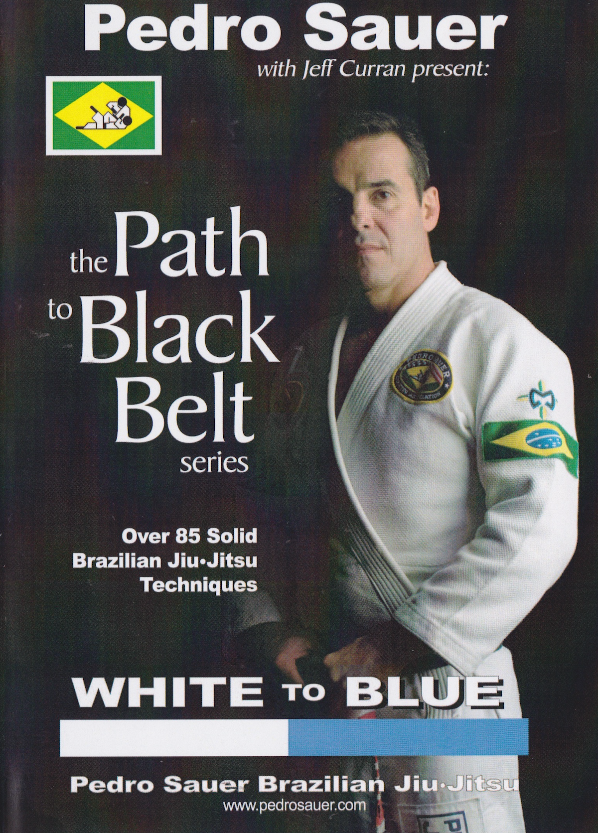 ペドロ・ザウアーによるホワイト・トゥ・ブルー BJJ トレーニング DVD
